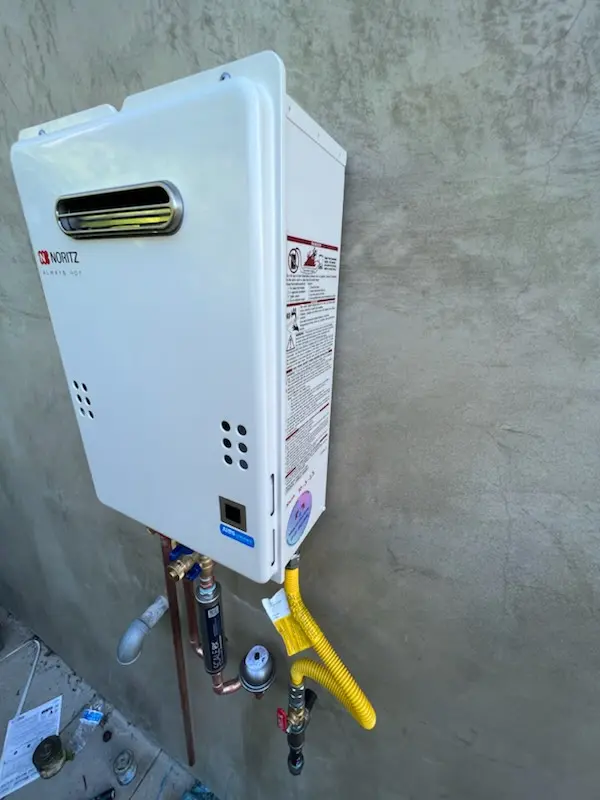 Tankless water heater installation for Gwynedd Lea homes